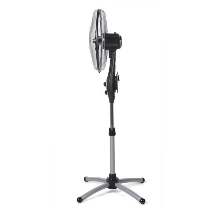 Ventilateur Sur Pied - Orbegozo - SF 0156 - 45 Cm - Noir/Argent - 3 Vitesses