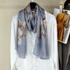 Suzhou Silk Scarf Long Middle-Aged Mother Mulberry Silk Scarf Silk Shawl Mother'S Day Gift National Style Classical Silk Scarf