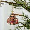 Украшение для рождественской елки, подвесное украшение со шнурком, легко подвешивается, небьющееся, для использования в помещении и на улице, рождественское подвесное украшение