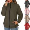 Jacket Women Waterproof Windbreaker Lightweight Rain Jackets With Pockets Packable Raincoats For Women With Hood
