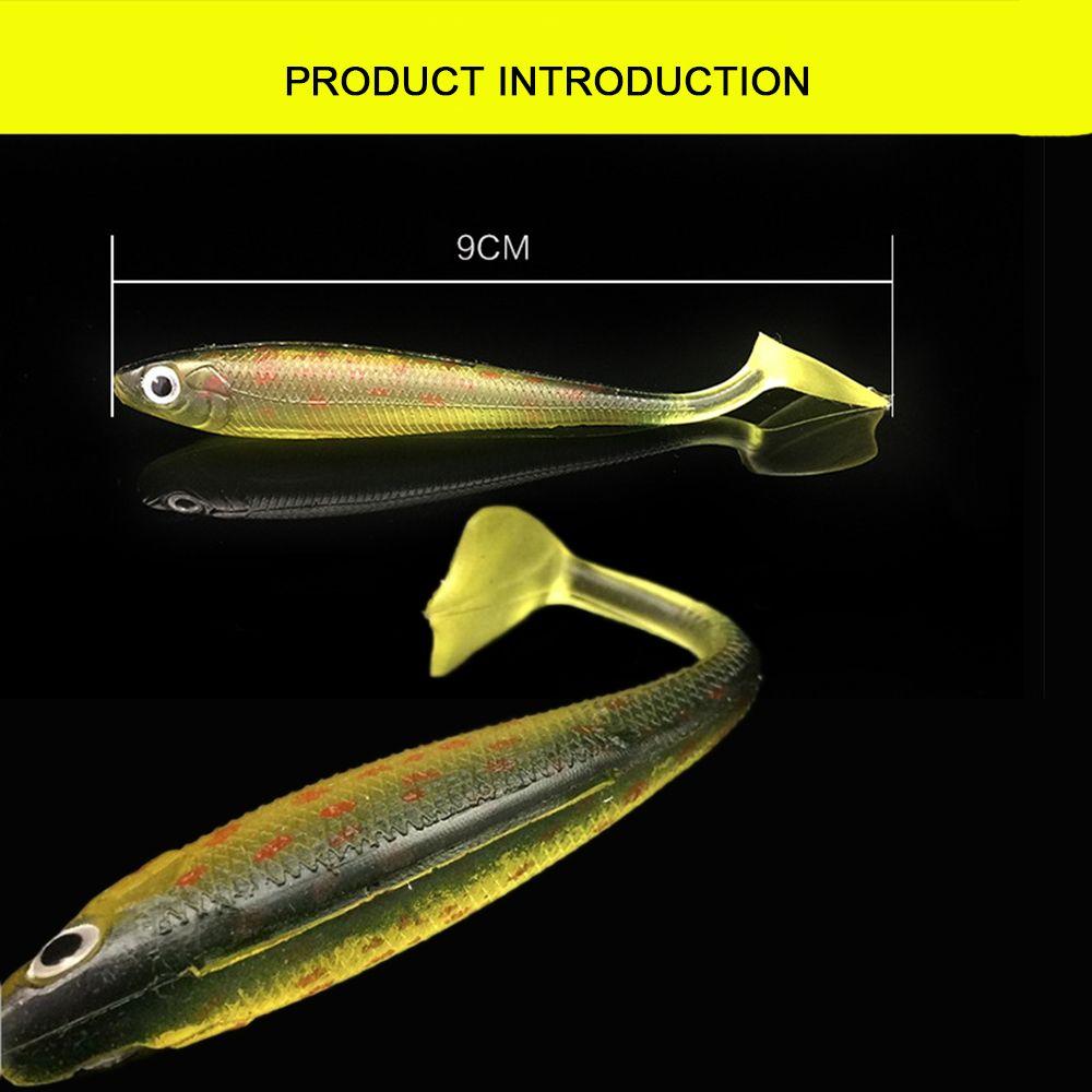 5 шт./лот карп искусственный 9 см 5 г червь рыболовные приманки силиконовые свимбейт мягкая приманка