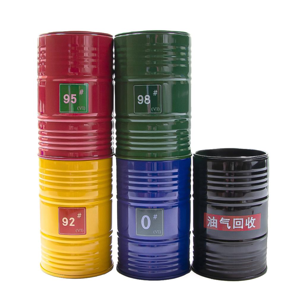 Remote Control Toy Upgraded Accessories Car Decoration Oil Barrel for 1/8 1/10 Vehicle Part Metal Oil Barrel Car Part