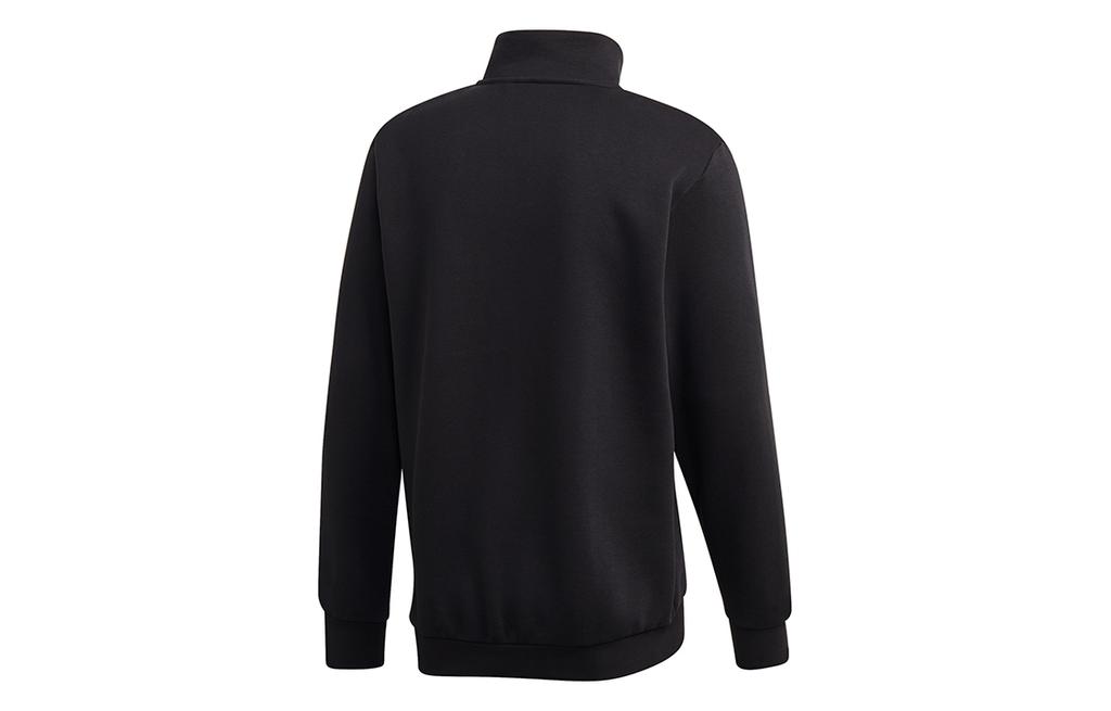 Adidas Originals Sprt Icon Qztt Sweatshirts Men's Black Stand Collar Thickened Regular GD5821