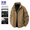 ROMON Мужская деловая повседневная рабочая куртка со стойкой