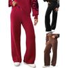 Women's Long Pants Casual Wide-Leg Pants High-Waisted Straight Pants Wide-Leg Pants Autumn Winter Wool Pants for Women
