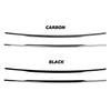 2PCS Carbon Fiber ABS Plastic Hood Grille Front Bumper Mesh Decorative StripTrim For Kia K4 2024-2026 Car Exterior Accessories