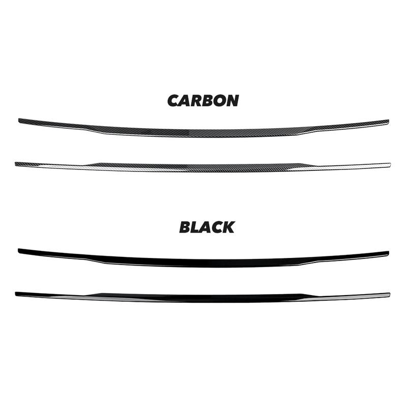 2PCS Carbon Fiber ABS Plastic Hood Grille Front Bumper Mesh Decorative StripTrim For Kia K4 2024-2026 Car Exterior Accessories