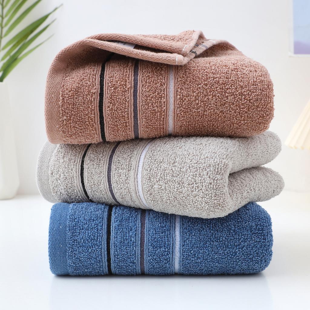 Pure Cotton Absorbent Towel Full Cotton Jacquard Thickened Gift Towel Pure Cotton