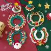 Cute Christmas Pet Scarf - Hand-Knitted Collar for Cat Dog Xmas Tree Decor Accessories