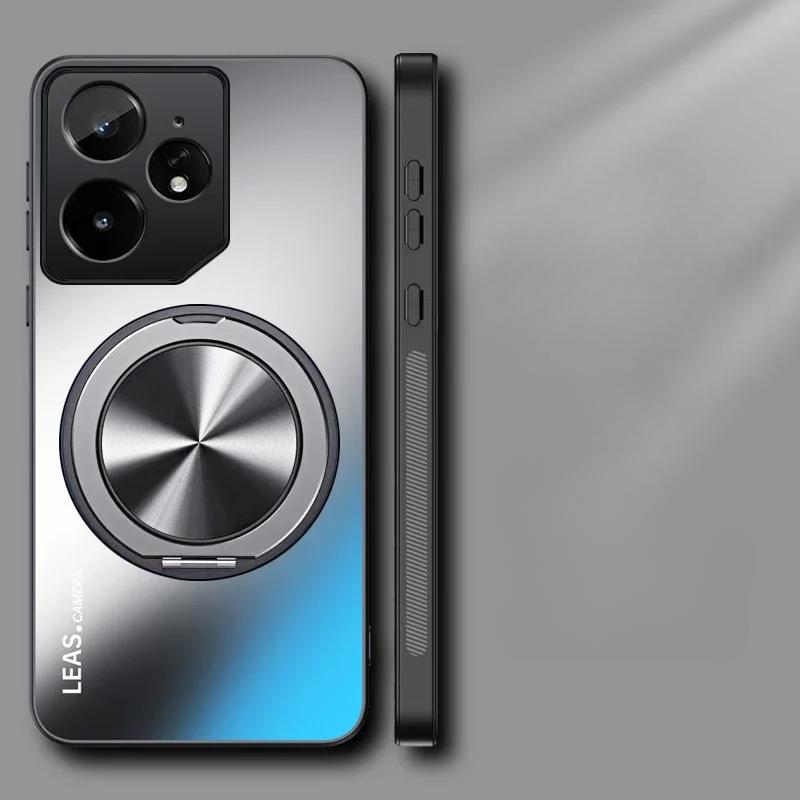 Чехол для Realme Neo 7 GT7 Pro GT 6T Neo 6 SE Luxury AG Matte Ring Магнитная задняя крышка для Realme Neo7 GT 7Pro Противоударный бампер