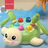 Игрушка-черепаха для малыша Монтессори Игра для обучения Образовательная головоломка Подарок для 0 6 12 24 месяцев Малыш Шумелка с молоточком
