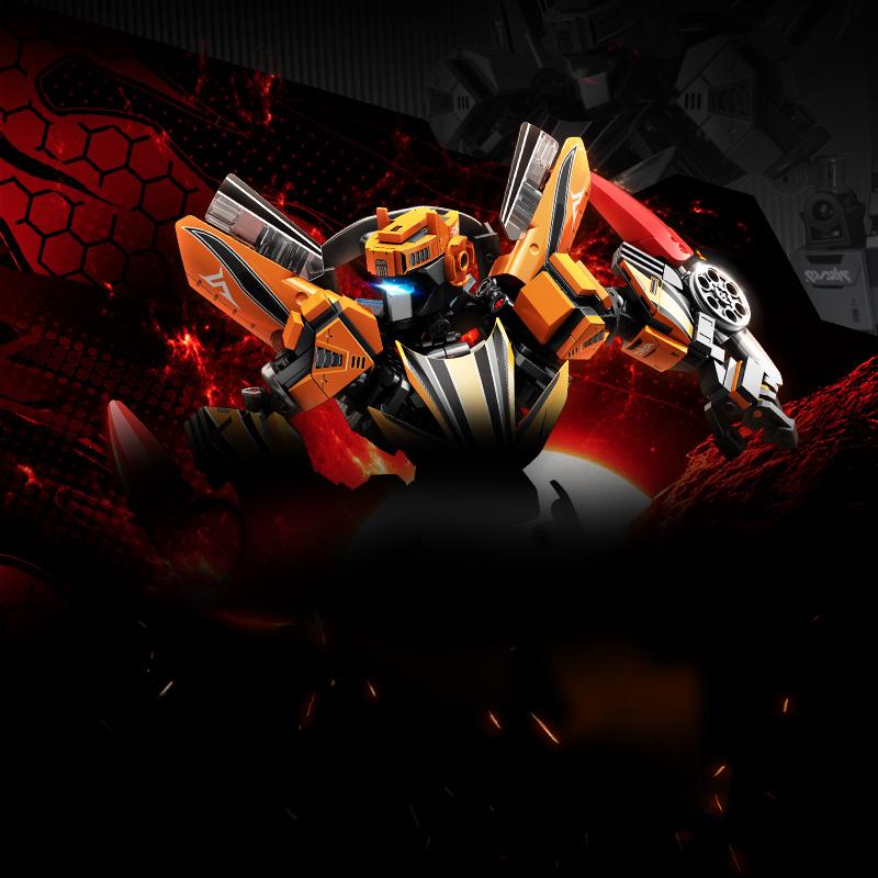 SEMBO BLOCK 672 детали Серия Робо-костюмов Модель-трансформер Машина Строительные блоки Кирпичики Игрушки для детей Мальчиков Рождественские подарки