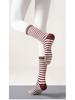 Korean & Japanese Style Striped Non-Slip Mid-Calf & Over-the-Knee Colorful Preppy Sports Socks for Women