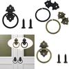 Classical Round Drawer Pulls Metal Cabinet Handles In Antique Bronze Finish Vintage Inspired Drawer Knobs for Household