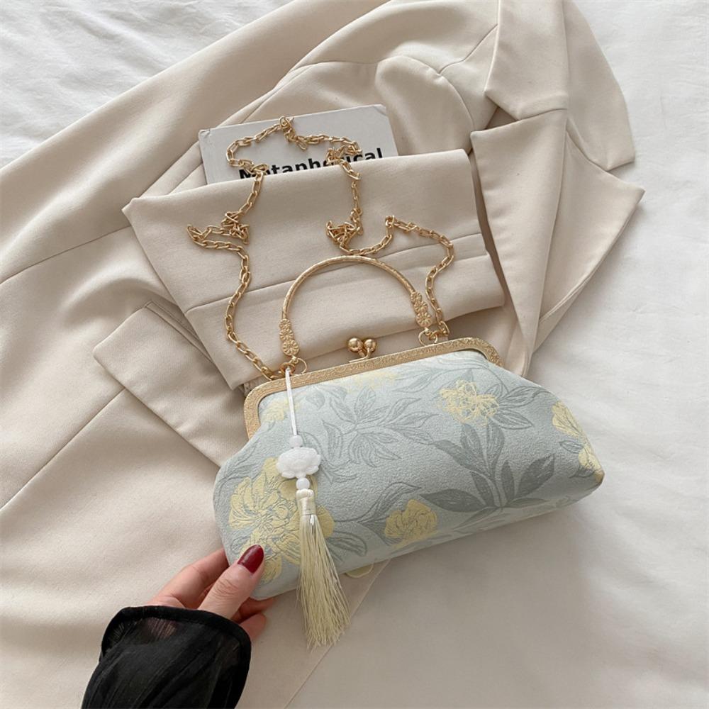 Cheongsam Accessories Chinese Style Handbag Elegant Ladies Shell Bag Hanfu Clutch Bag Lady