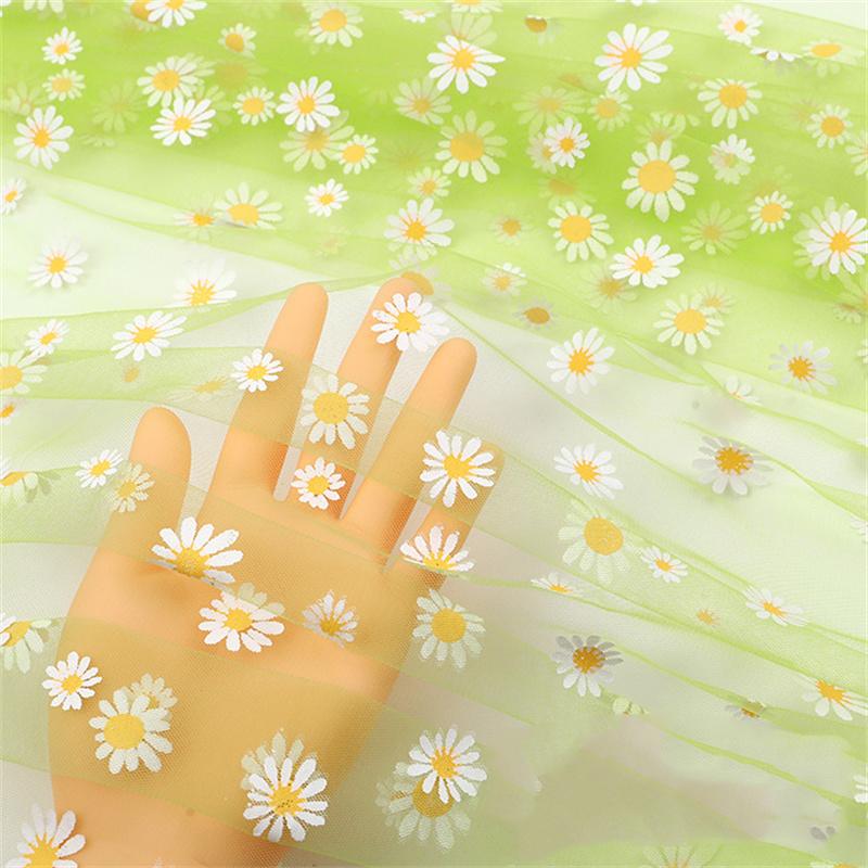 Photograph DIY Little Daisy Wedding Dress Skirt Clothing Gauze Cloth Background Cloth
