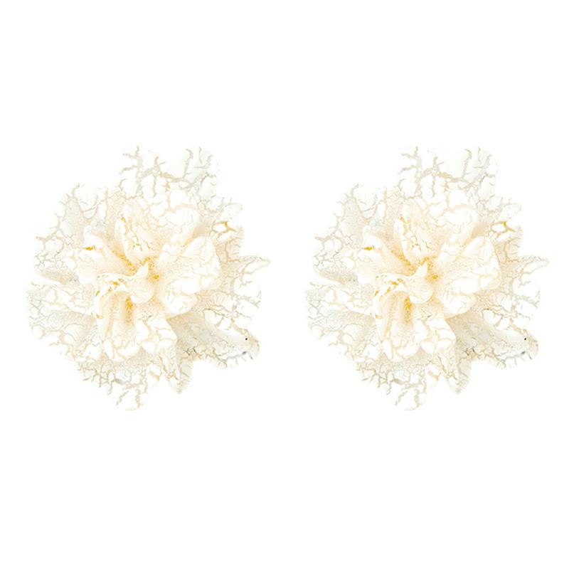 1 пара сережек-гвоздиков в виде цветка с ледяной трещиной в стиле Мори, модные элегантные серьги для женщин и девушек, милые и симпатичные ювелирные изделия