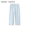 Balabala Girls' Summer Loose Wide-Leg Cartoon Pants