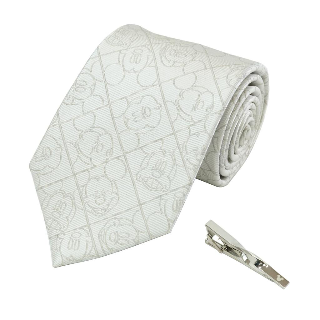 Disney Formal Tie Tie Bar Set with Tie Box Wedding One Size Fits All & (DN913000 & Wa-05) Clip, Set, Gift,