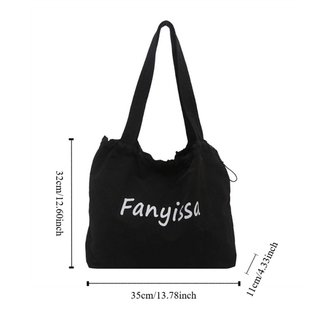 Корейские сумки-тоут на кулиске, повседневная сумка для покупок, сумка через плечо с буквой Ins, для улицы