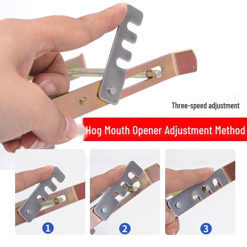 Metal Mouth Opener for Veterinary Use: Pig, Cattle, Sheep