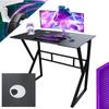 Черный Игровой Компьютерный Стол Для Игрока 100X60 См Для Офиса
