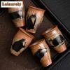 50 мл японская керамическая чашка для чая Kiln Change Zhiye Cat Smlling Fragrant Cup Small Master Mug фарфоровый чайный сервиз Kung Fu, обожженный на дровах