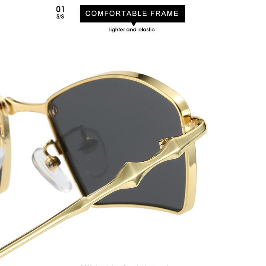Модные солнцезащитные очки Металлические солнцезащитные очки
