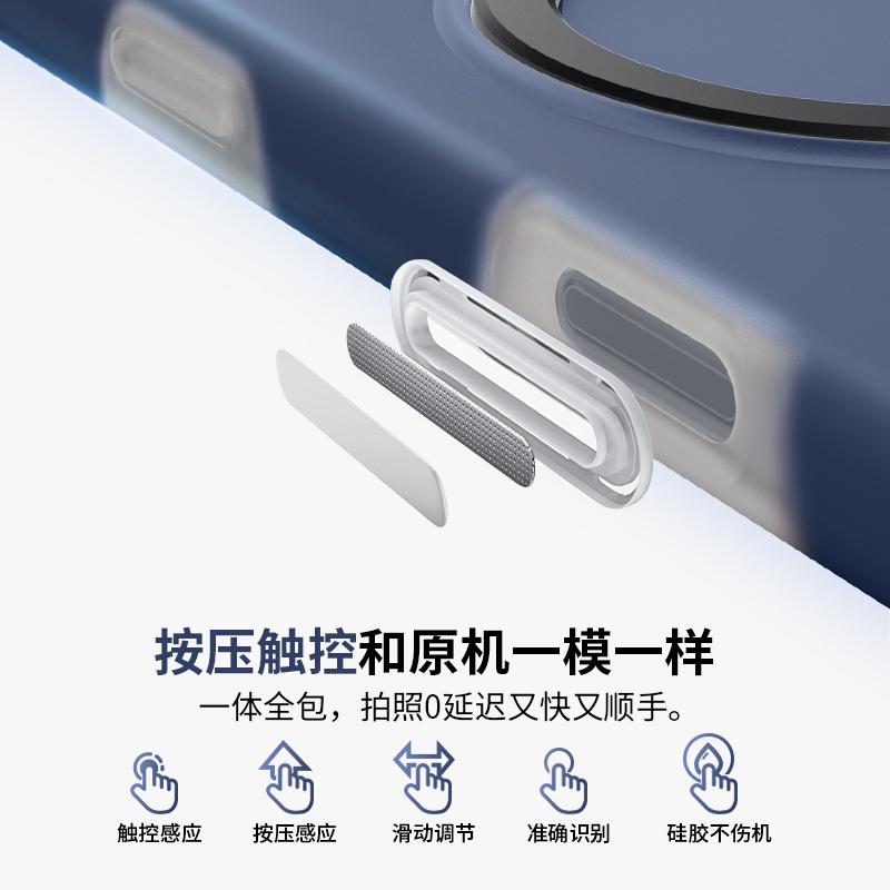 Эластичный Жидкий Гелевый Силиконовый Мягкий Чехол Для iPhone 17 16 15 Pro Max Air AI Камера Кнопка Захвата Магнитная Подставка Magsafe Чехол