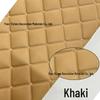 Diamond Lattice Sponge-Backed PVC Leather Fabric for Car Interiors