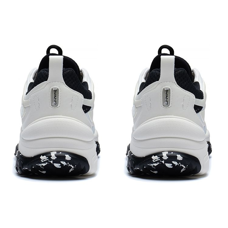LiNing Aurora Wind V2 модные удобные низкие спортивные повседневные туфли мужские кроссовки белые черные AGCS159-1