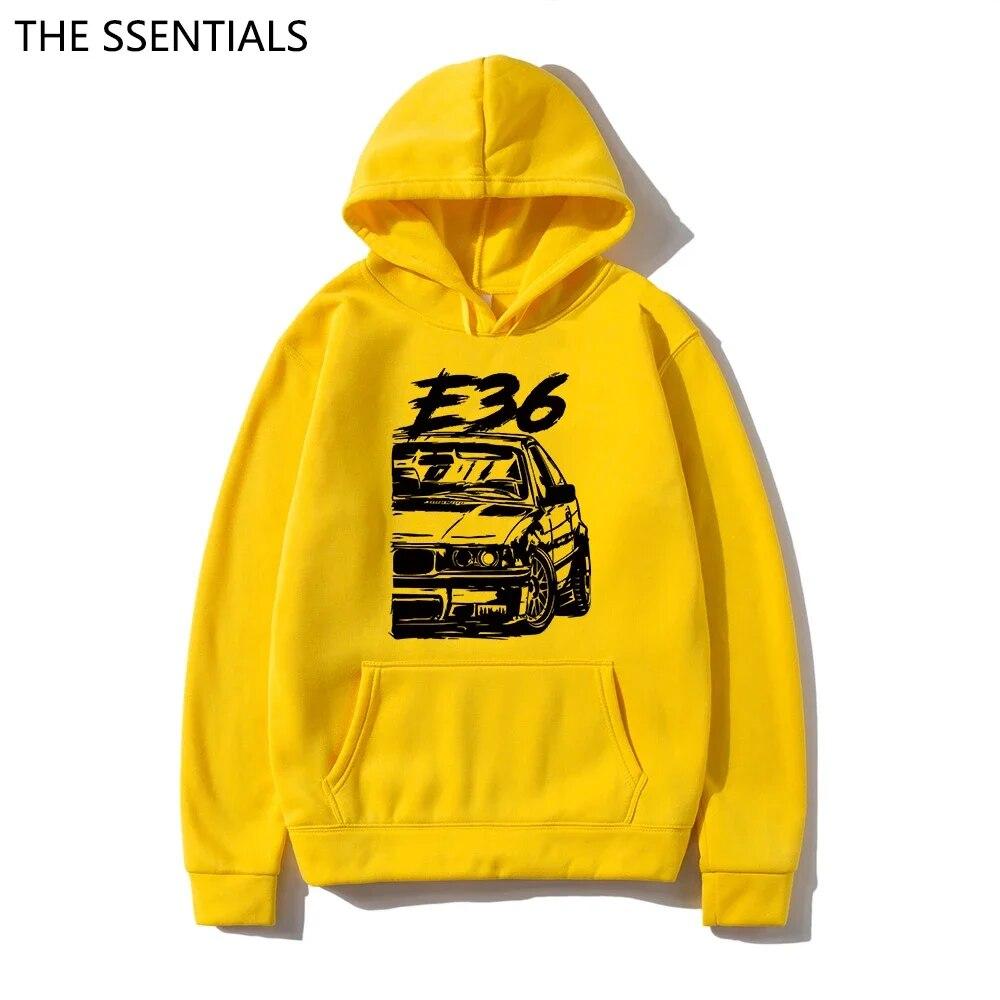 Классические толстовки с капюшоном E30 E46 E92 F80 M3 E36, модная толстовка с буквенным принтом D, пуловер унисекс, пуловер в стиле хип-хоп, толстовка с худи с принтом автомобиля