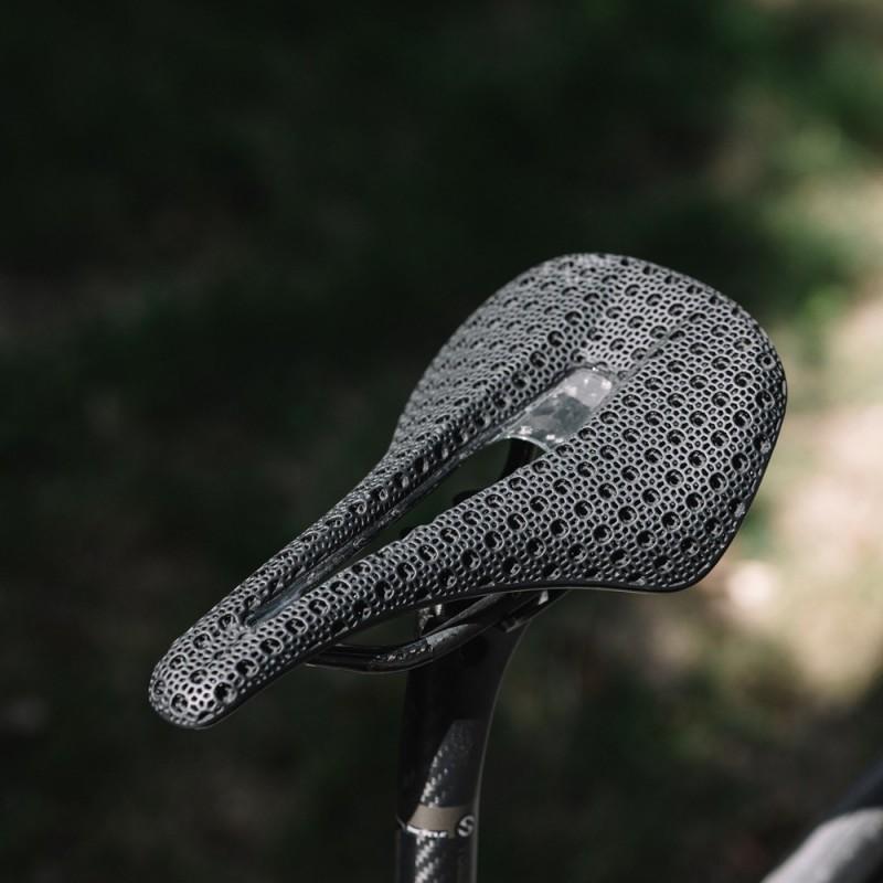 Carbon Fiber 3D Printed Hollow Bicycle Saddle Mountain Road Bikes Lightweight Ergonomic Cycling Seat