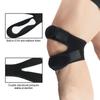 1Pc Kneepad Double Patellar Knee Patella Tendon Support Strap Brace Pad Basketball Sports Protector Open Knee Wrap Band Fitness Gear