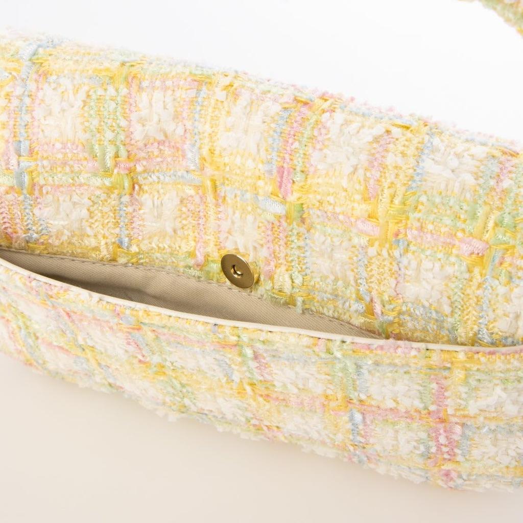 Женская твидовая сумка Kash Kash с двумя ручками и клапаном, через плечо (10-00-00380)