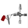 Multi-Functional Water Utility Triange Key Wrench Plumbing Spanner Square Triangle Train Electrical Cupboard Elevator Cabinet