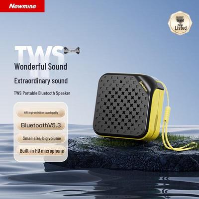Портативная Bluetooth-колонка Newmine PBS001, штекер CN (адаптер в комплекте)