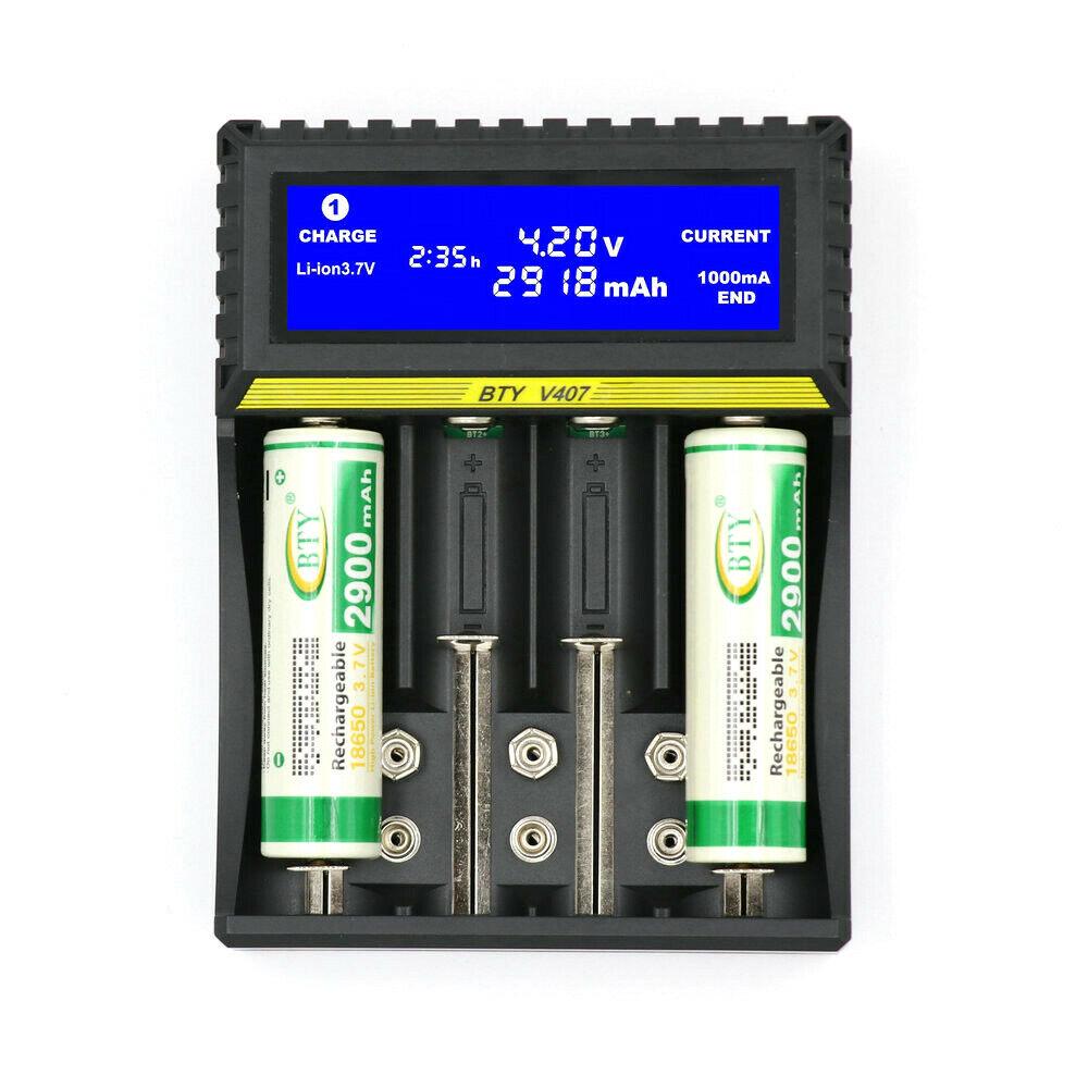 Универсальное смарт-зарядное устройство с ЖК-дисплеем для литий-ионного аккумулятора Ni-MH Ni-CD 9 В AA AAA 18650