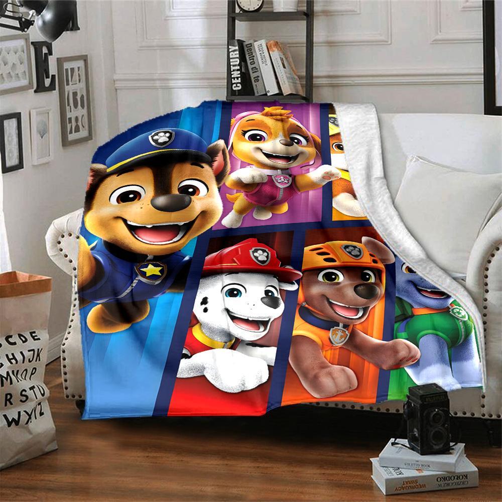 1pc Paw Paw7 Blanket, Gift, for Men and Women, Soft Blanket, Good for Sofa Bed Couch Travel, Lightweight Flannel Blanket