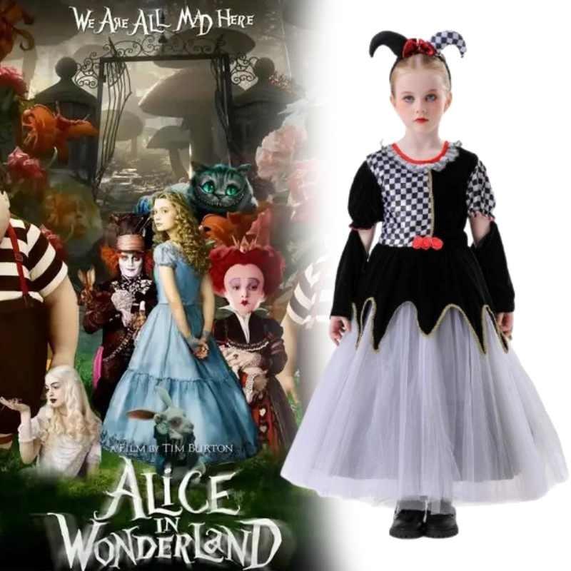 Halloween In Alice Wonderland Cosplay Costume Dress Party Performance Stage