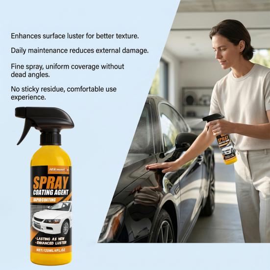 Car Ceramic Coating Spray 120ml Nano Paint Sealant For Auto Exterior 1 Pc