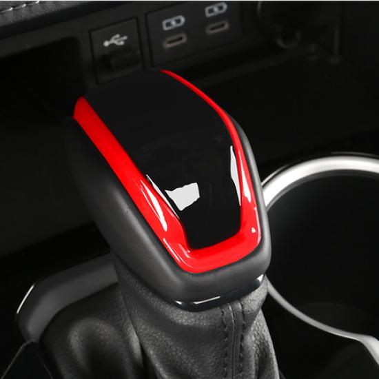 Красный и черный чехол на ручку переключения передач, 1 шт., для Toyota -2024 Highlander