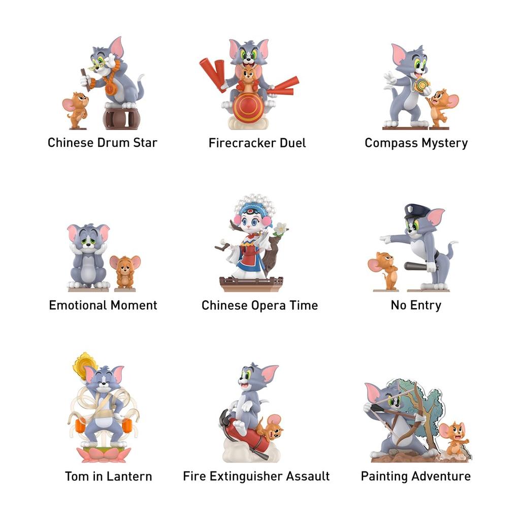 POP MART Том Запретный Компас Серия Pop Mart Гашапон Фигурка Сюрприз Пластиковая Модель Премиальная Игрушка ПВХ Мягкий Винил Оригинальный Персонаж Подарок на День Рождения &