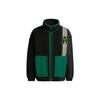 Adidas Originals Trefoil Logo Embroidered Patchwork Fleece Jacket Unisex Jacket Multicolor HY7233