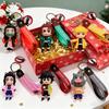 Аниме Фигурка Клинок Рассекающий Демонов Брелок для ключей Автомобиль Мультяшный Подвеска на Рюкзак Ручная работа Рождественские Подарки День Рождения Детей Легкий Удобно Носить Портативный Мини Милый