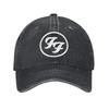 Кепка бейсболка унисекс для женщин Foo Fighters Потертая стираная кепка винтажная для улицы летняя с регулируемой посадкой головной убор