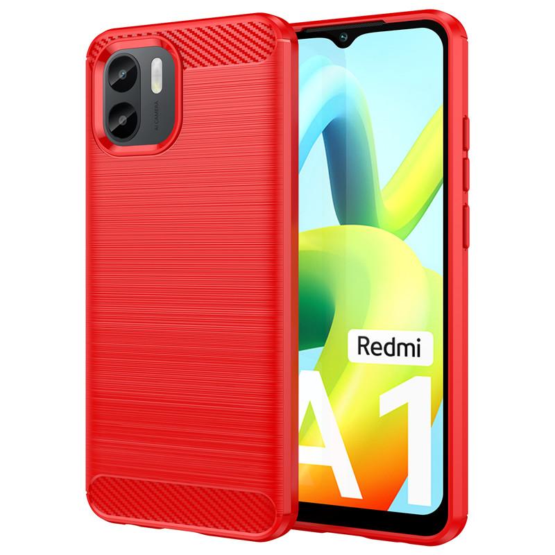 Для Xiaomi Redmi A1 Чехол для Redmi A1 A2 Чехол 6,52 дюйма из углеродного волокна Противоударный силиконовый бампер для Xiaomi Redmi A2 A1 4G