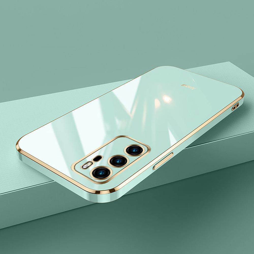 Для Huawei P40 Чехол Роскошный Квадратный Гальванизированный ANA-AN00, ANA-TN00, ANA-NX9, ANA-LX4 Чехол для Телефона Ударопрочная Силиконовая Задняя Крышка Fundas