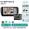9-дюймовый автомобильный мультимедийный проигрыватель Android 14 Qualcom для SEAT Ibiza 6j 2009 2010 2011 2012 2013 беспроводной Carplay Android Auto 4G