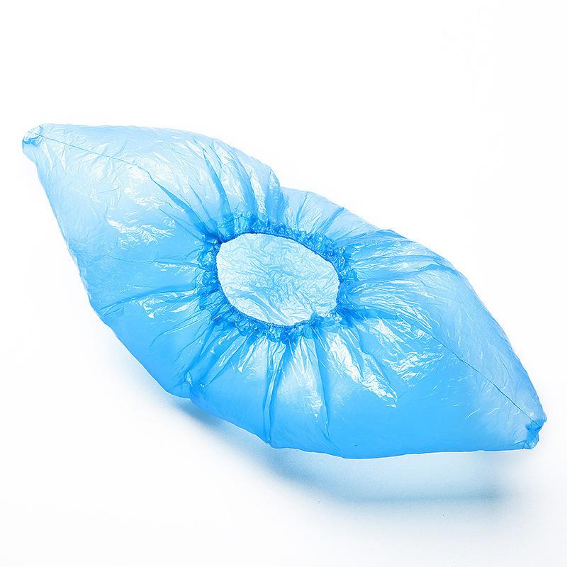 Disposable Plastic Shoe Cover Thick Wear-resistant PE Shoe Cover Non-slip Dustproof and Waterproof Shoe Cover